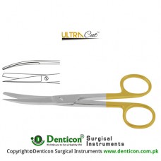 UltraCut™ TC Operating Scissor Curved - Sharp/Blunt Stainless Steel, 14.5 cm - 5 3/4"